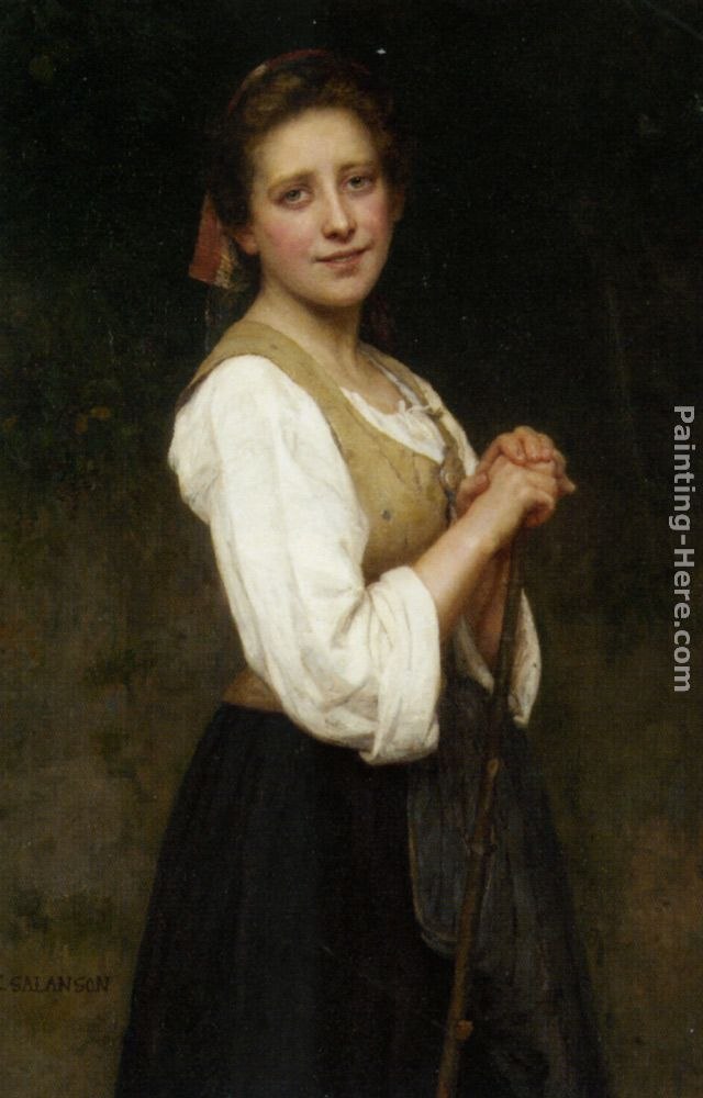 Eugenie Marie Salanson Young Shepherdess